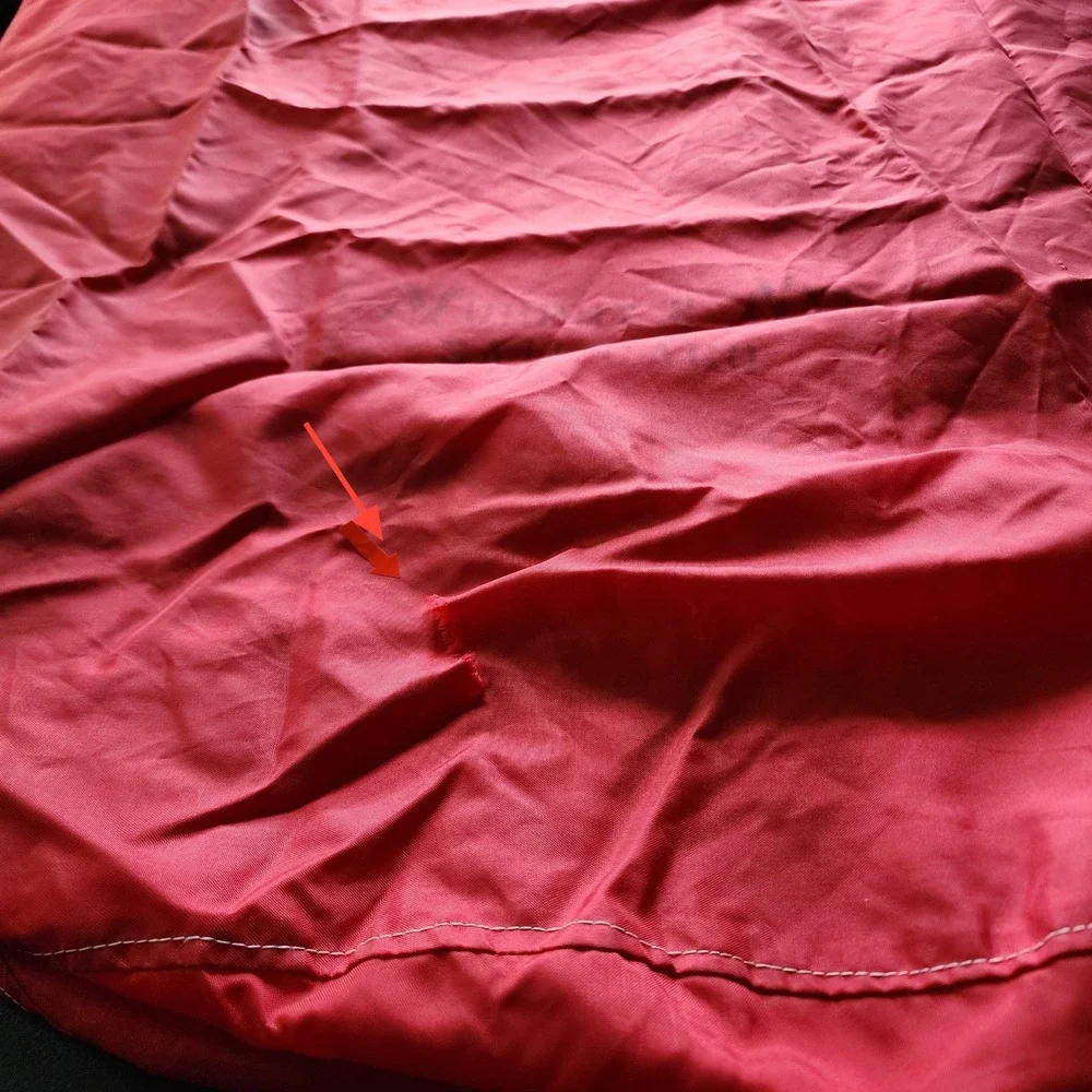 Murray & Lanman Red Nylon Drawstring Sail Bag Chicago Vintage 4702 20+ Storage